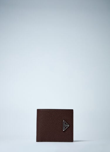 Prada Bi-Fold Wallet Brown pra0161020