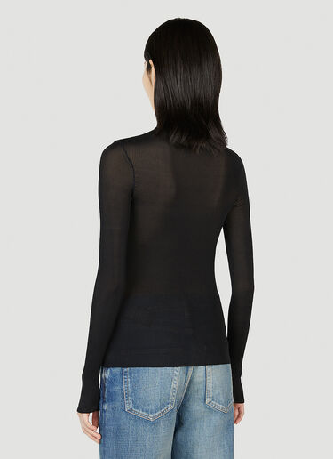 Second Skin Top Saint Laurent Second Skin Top Black sla0251043