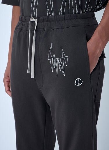Moncler x Rick Owens Elasticated Waist Drawstring Pants Grey mcs0363020