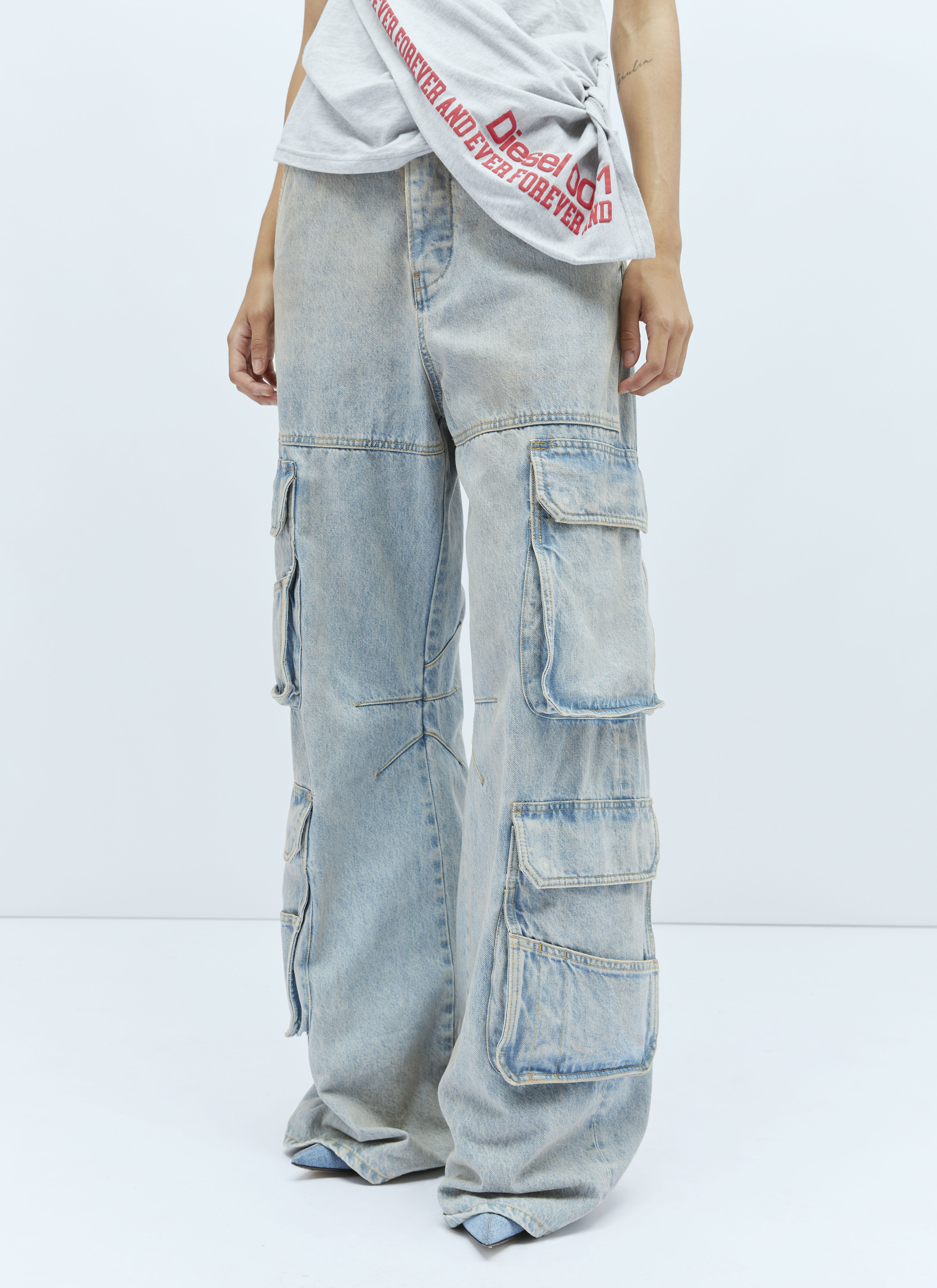 Diesel レディース D-サイアー カーゴジーンズ の ブルー | LN-CC®