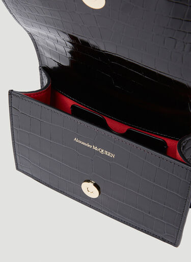 Alexander McQueen Jewelled Satchel Mini Bag Black amq0251006