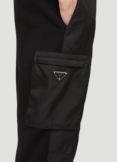 Contrast-Panel Track Pants Prada Contrast-Panel Track Pants Black pra0141054