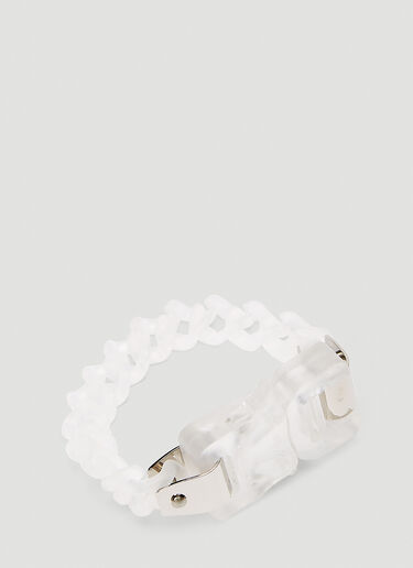 1017 ALYX 9SM Transparent Buckle Chain Bracelet White aly0143021