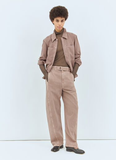 Seamless High Neck Top Lemaire Seamless High Neck Top Brown lem0258026