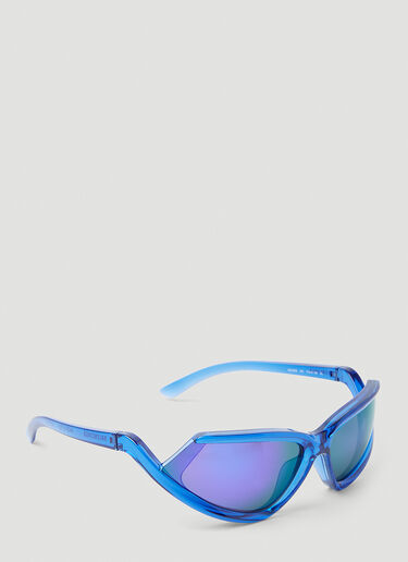 Balenciaga Side Xpander Cat Sunglasses Blue bcs0353010