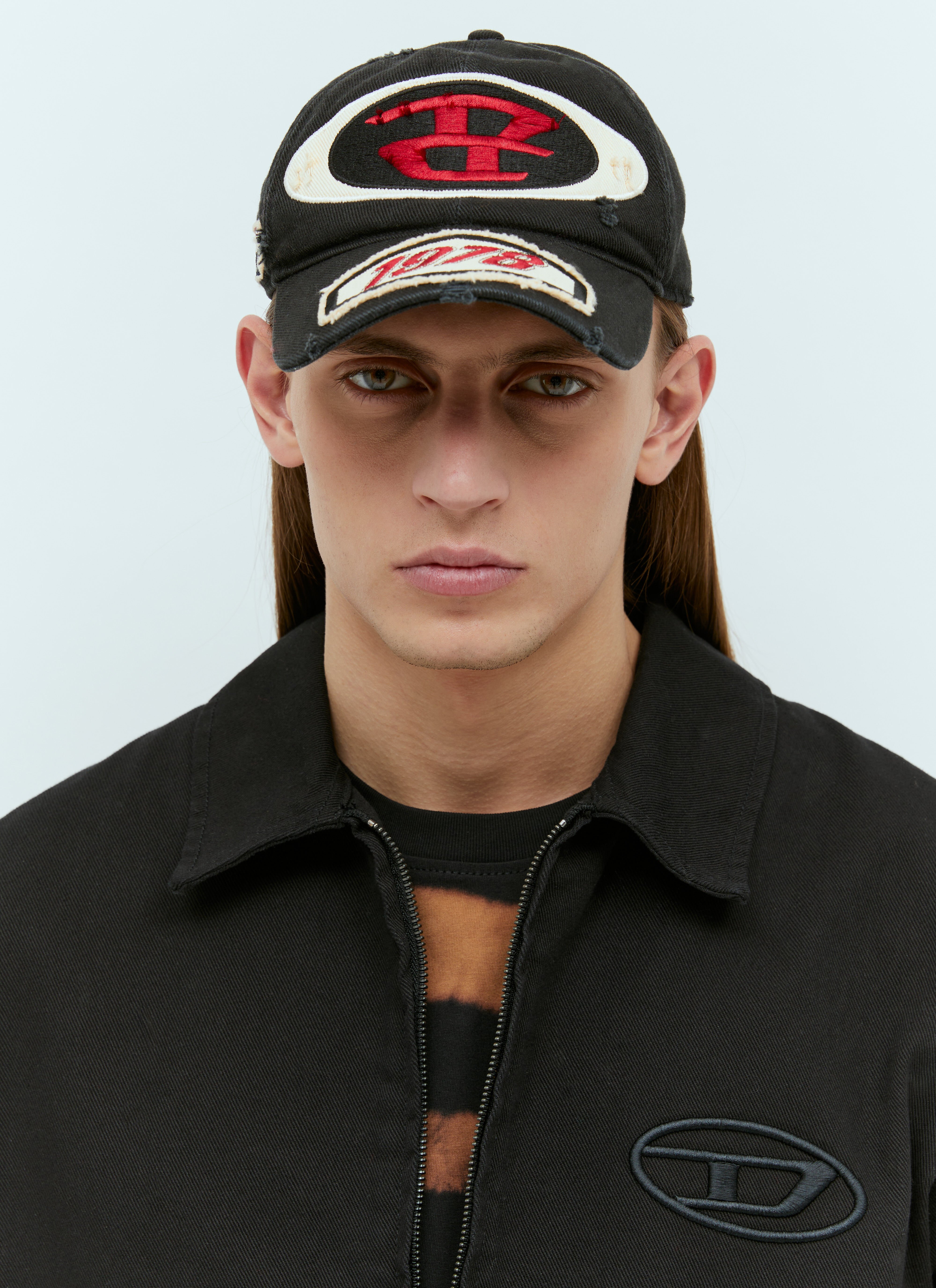 Diesel Men's' C-Braff Baseball Cap in Black | LN-CC®