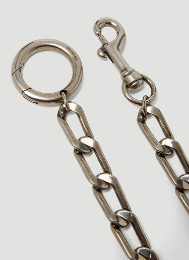 Balenciaga Element Curb Chain Necklace Silver bal0149077