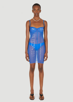 DI PETSA Wet Dreams Bra Dress Blue dip0247001