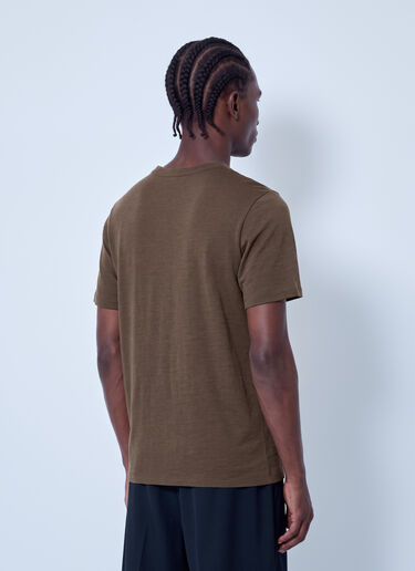 LN-CC® - Jil Sander: Cotton Crewneck T-Shirt - Brown Jil Sander Cotton Crewneck T-Shirt Brown jil0166001