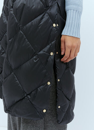 Long Quilted Gilet Max Mara Long Quilted Gilet Black max0254090