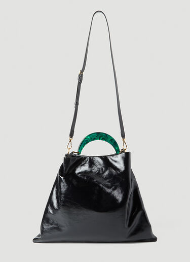 Venice Medium Hobo Tote Bag Marni Venice Medium Hobo Tote Bag Black mni0253060