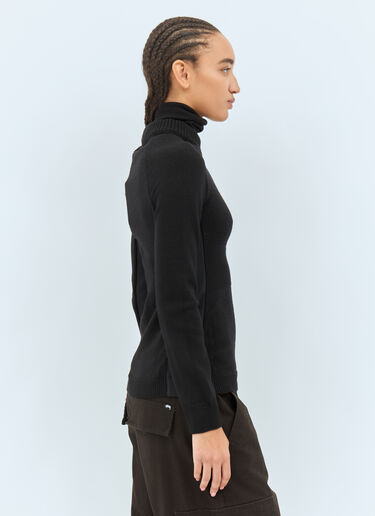 Moncler Grenoble T-Neck Sweater Black mog0258011