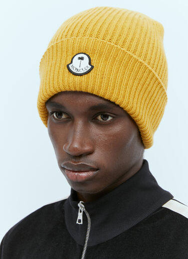 羊毛无檐便帽  Moncler x Palm Angels 羊毛无檐便帽  黄色 mpa0355005