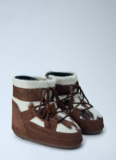 LN-CC® - Moon Boot: Icon Low Archive 1985 Boots - Brown Moon Boot Icon Low Archive 1985 Boots Brown mnb0366019
