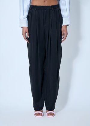 The Row Pleated Pants Black row0260014