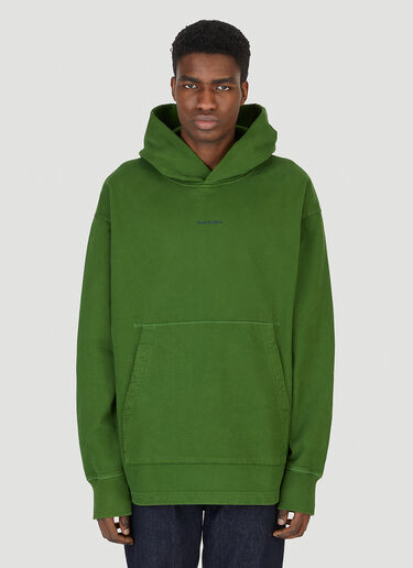 Acne Studios Franklin Oversized Hooded Sweatshirt Green acn0148022