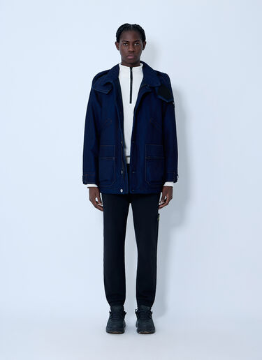 데님 후드 쇼트 파카 재킷 Stone Island 데님 후드 쇼트 파카 재킷 네이비 sto0162084