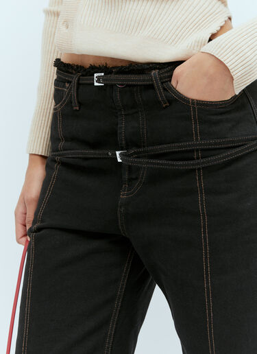 La De Nimes Caraco ジーンズ Jacquemus La De Nimes Caraco ジーンズ ブラック jac0254026