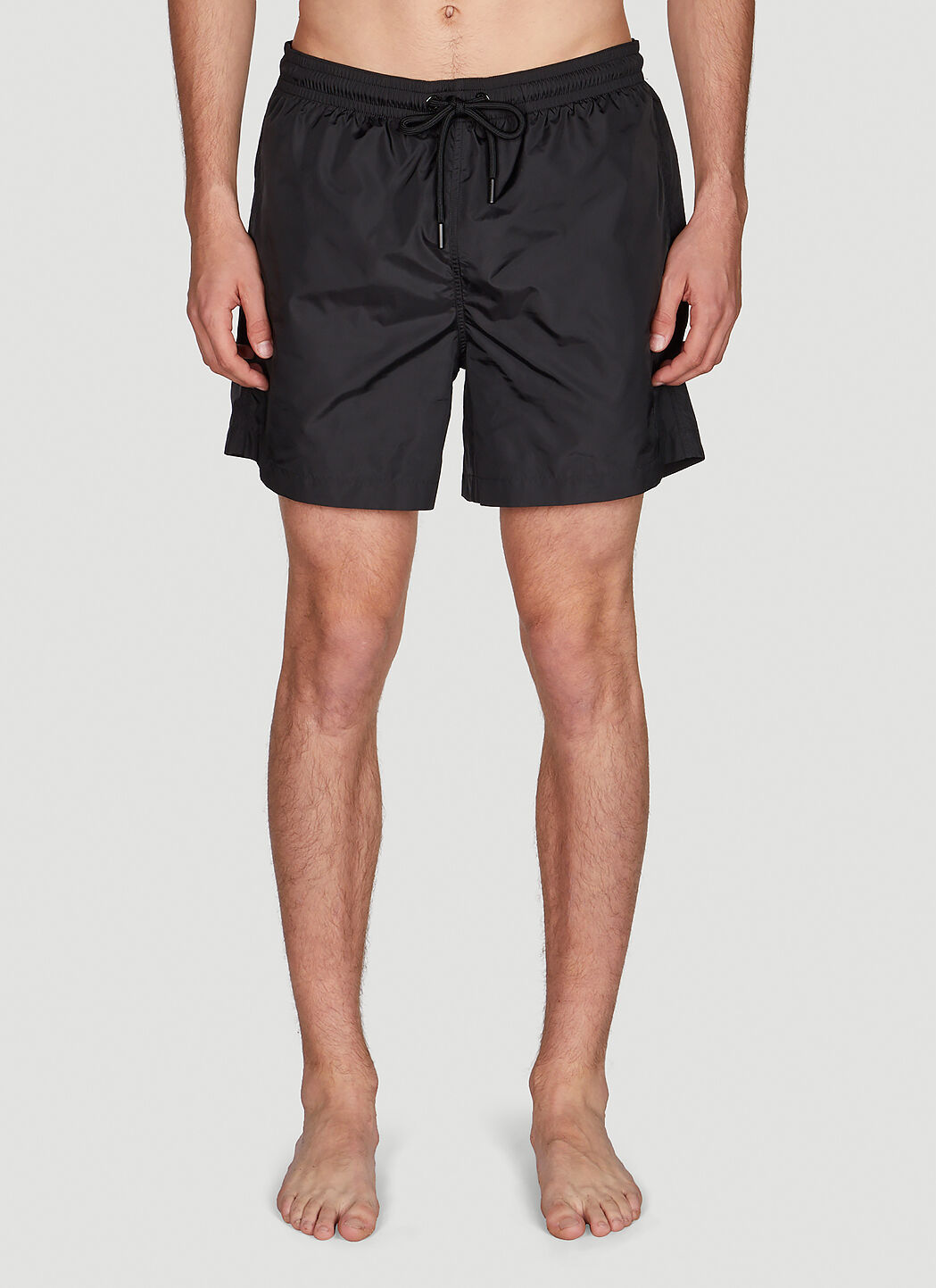 Moncler black online swim shorts