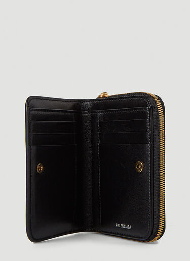 Balenciaga Cash Zip-Around Wallet Black bal0245067
