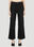 Eckhaus Latta Wide Leg Jeans Brown eck0351003