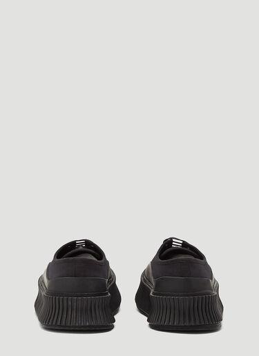Ribbed-Sole Canvas Sneakers Jil Sander Ribbed-Sole Canvas Sneakers Black jil0243023