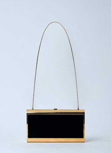 Saint Laurent MinaudiÃ¨re 金属单肩包  黑色 sla0259120