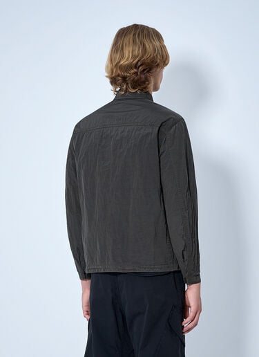LN-CC® - Stone Island: Technical Overshirt with Patch Pocket - Grey Stone Island Technical Overshirt with Patch Pocket Grey sto0165001