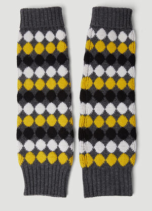 Max Mara Circles Arm Warmers Grey max0258047