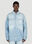 Yohji Yamamoto Monogram Denim Shirt 블랙 yoy0152010