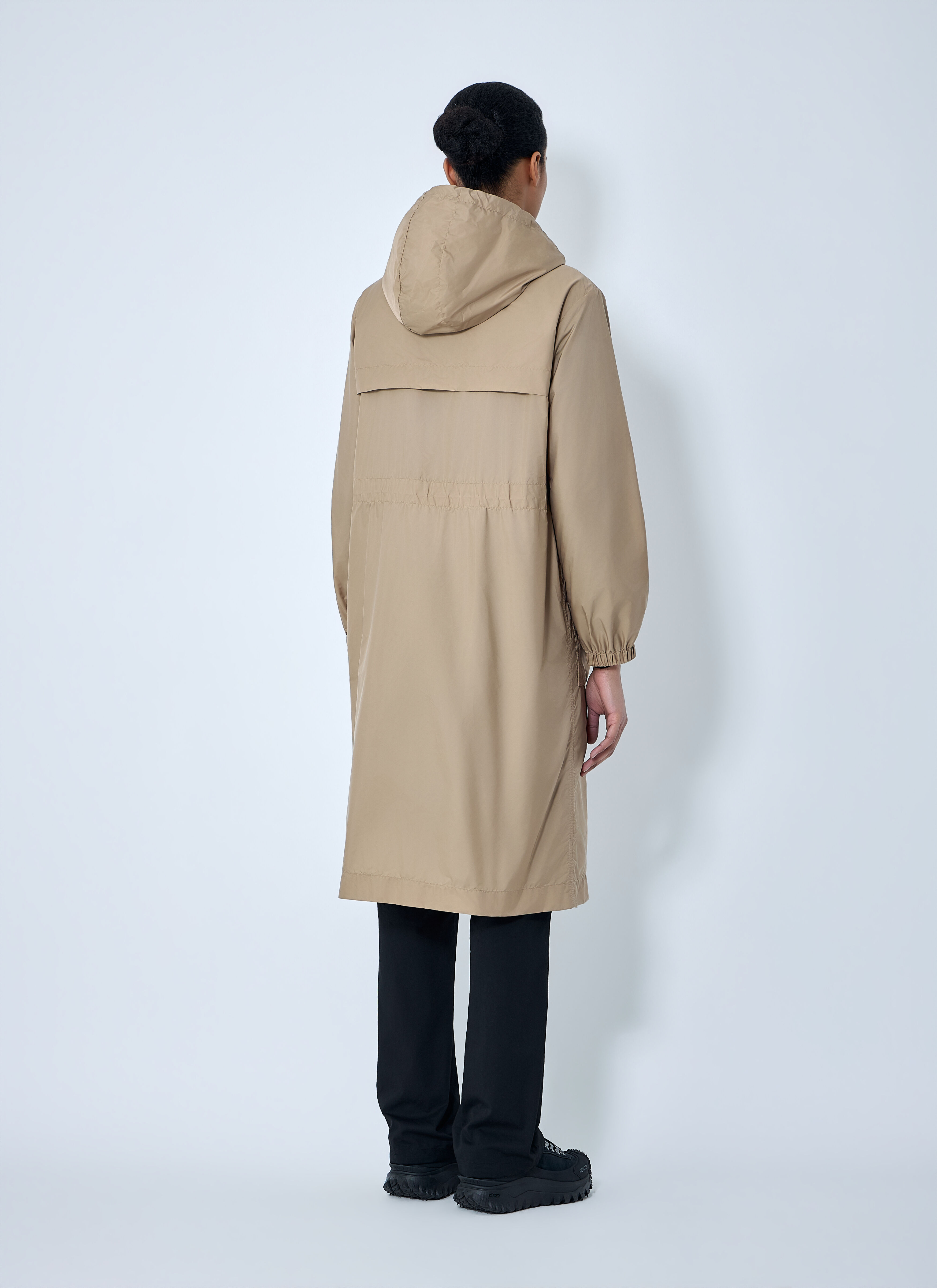 Moncler Women's' Hooded Parka Coat in Beige | LN-CC®