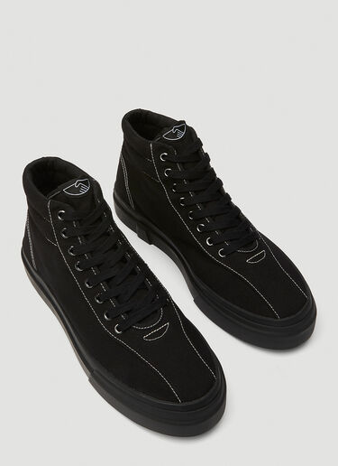 S.W.C Varden Canvas High-Top Sneakers Black swc0144006