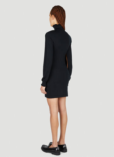 Sportmax Ruffled Neck Dress Black spx0251005