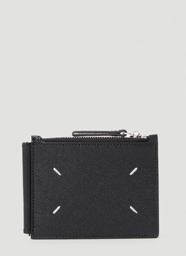Maison Margiela Money Clip Wallet Black mla0153033