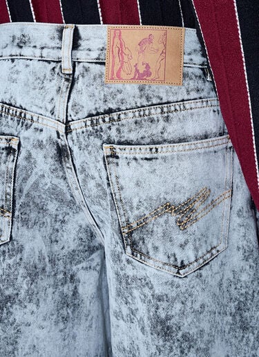 Coated Denim Jeans Martine Rose Coated Denim Jeans Grey mtr0162010