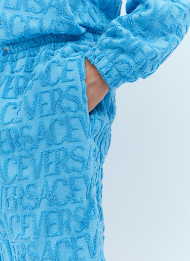 Versace ロゴジャカードタオルショートパンツ ブルー ver0153008