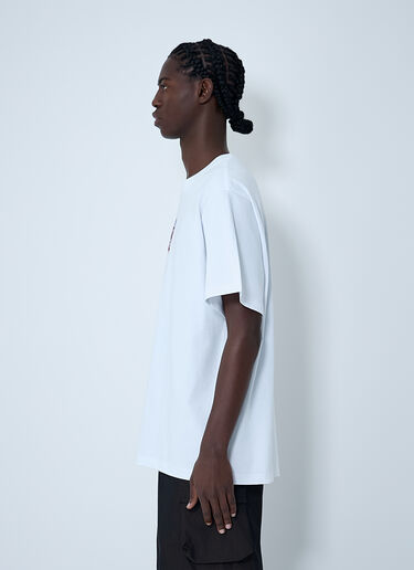 Graphic Motif Cotton T-Shirt Awake NY Graphic Motif Cotton T-Shirt White awa0162011