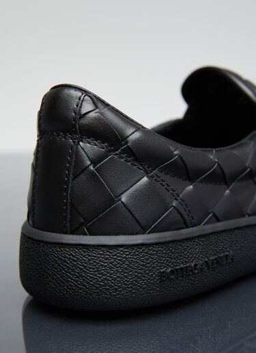 Bottega Veneta Intrecciato 一脚蹬运动鞋 黑色 bov0255104