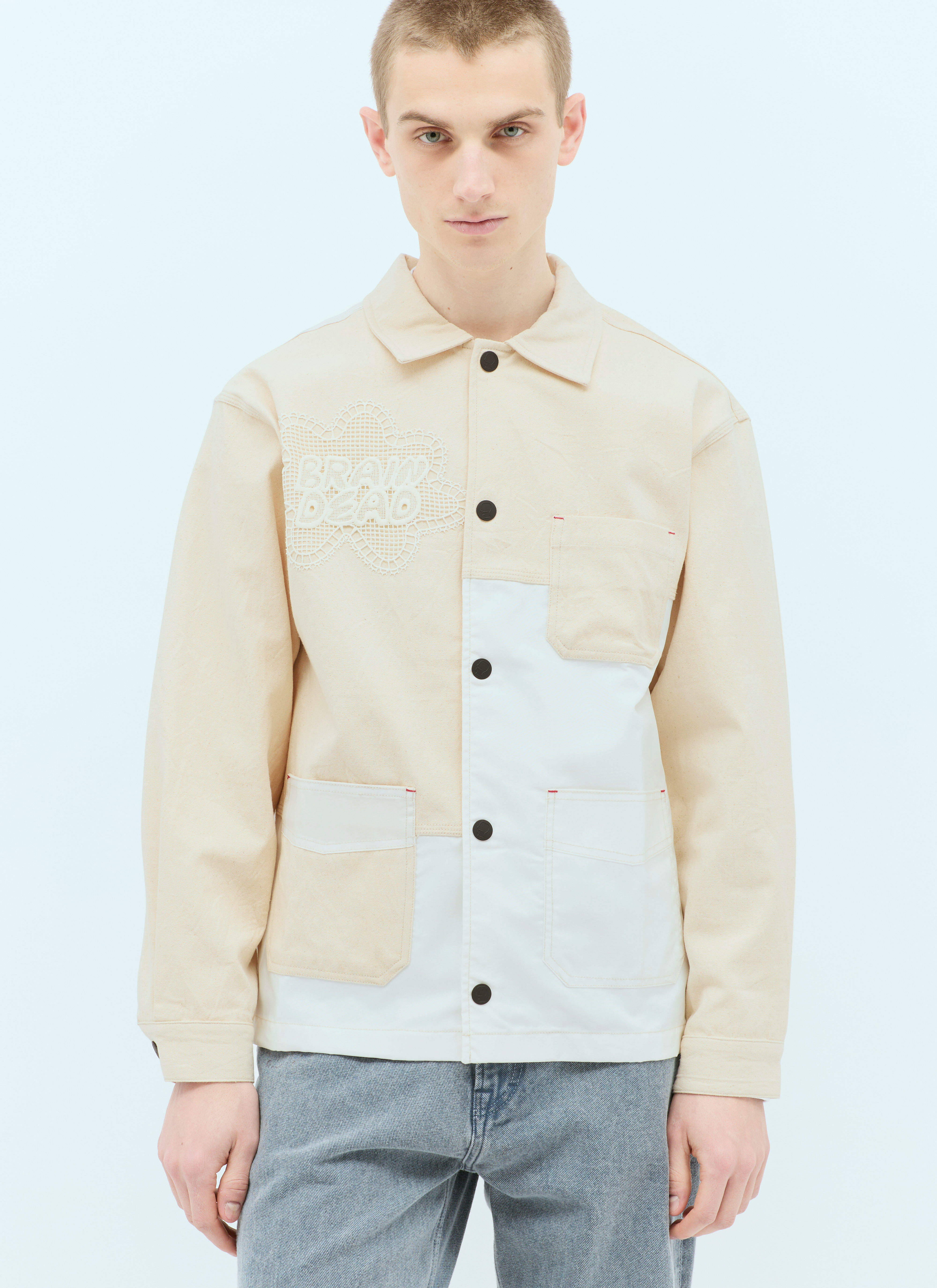 Jacquemus Doily Chore Jacket Gold jas0256001