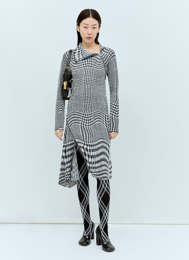 Burberry チェックウールブレンドタイツ ブラック bur0255034