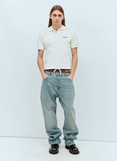 Five Pocket Jeans Miu Miu Five Pocket Jeans Blue miu0355001
