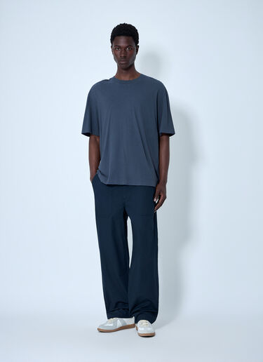 Classic Crewneck T-Shirt Margaret Howell Classic Crewneck T-Shirt Blue mhl0164005