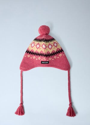 Miu Miu Wool Hat Pink miu0263048
