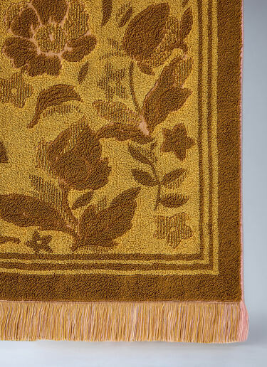 Logo Motif Beach Towel Chloé Logo Motif Beach Towel Yellow chl0261056