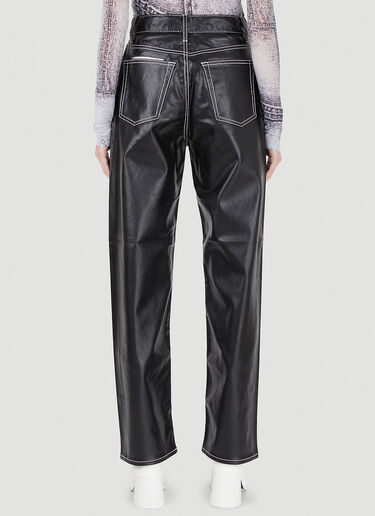 Eytys Benz Faux-Leather Pants Black eyt0246009