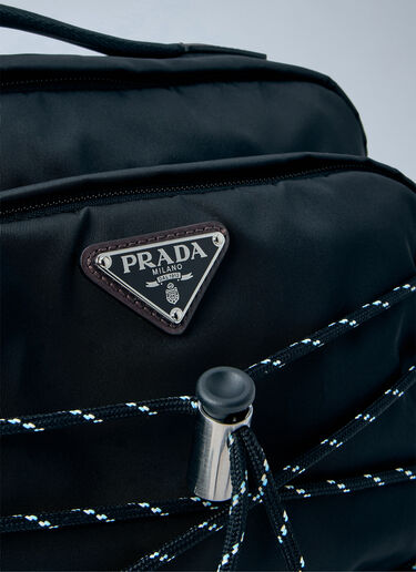 Prada Speedrock Re-Nylon Shoulder Bag Black pra0365002