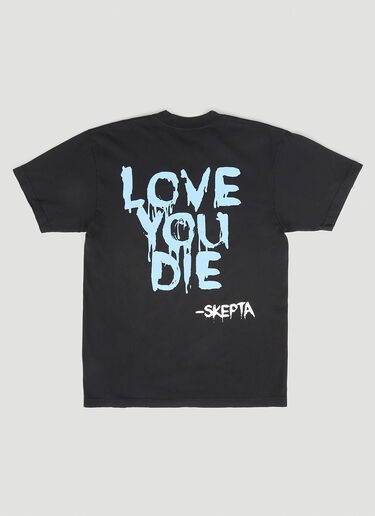 PSYCHWORLD Skepta “Love You Die” T-Shirt Black psy0340002