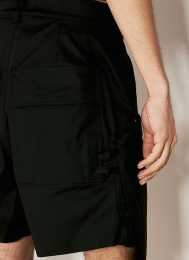 Rick Owens Stefan Cargo Shorts Black ric0156004