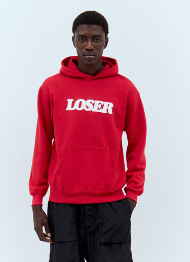 CONNIE COSTAS Loser Hooded Sweatshirt Red coc0158005