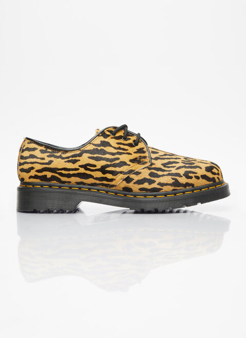 Visvim Tiger Camo Lace-Up Shoes Brown vis0154016